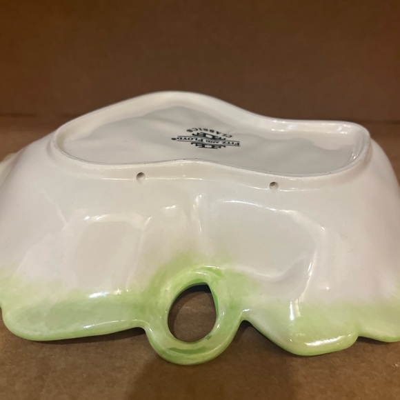 Set of 4 Fitz and Floyd leaf dishes - 3 bowls and a plate - Picture 7 of 9